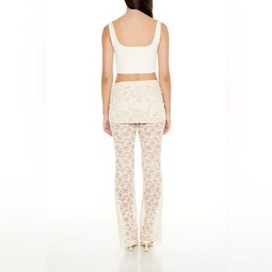 FOREVER 21 SHEER LACE PANTS